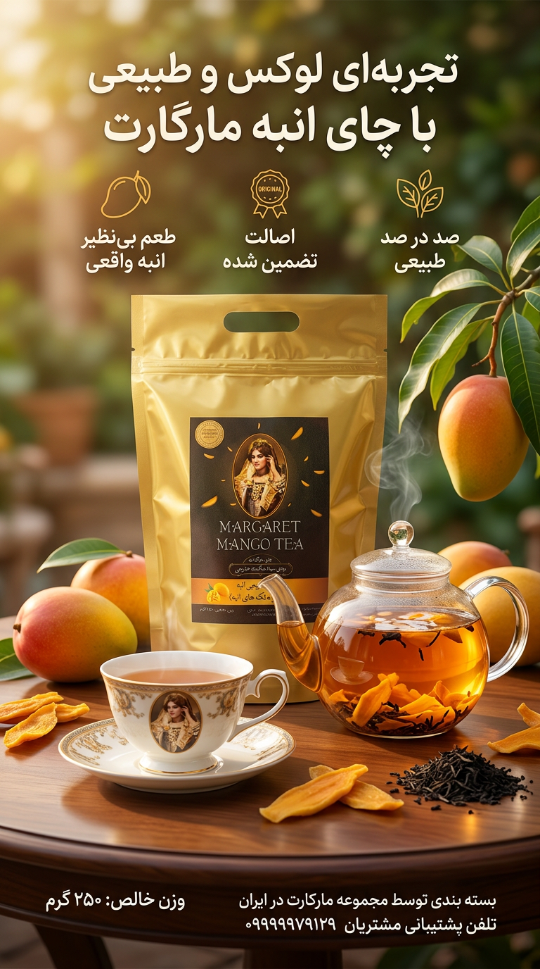 چای سیاه خارجی انبه مارگارت